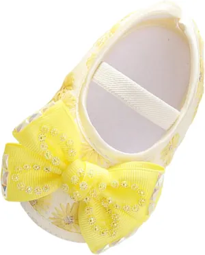 0 to 18 Months Baby Toddler First Walking Non-Skid Shoes Fashion Soft Sole Pearl Dress Flower Princess Shoes
