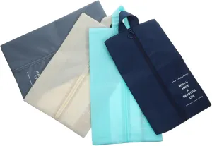 4 Pack Portable Travel Shoe Bags Large Storage Pouch Duffle Bag for Sneakers Sandals Dress Shoes Organizer Waterproof