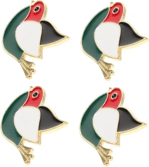 4Pcs Palestine Flag Brooch Metal National Flag Pins for Clothing Waving Palestinian Lapel Pins Bulk Accessories for International Travel and Patriotic Souvenirs