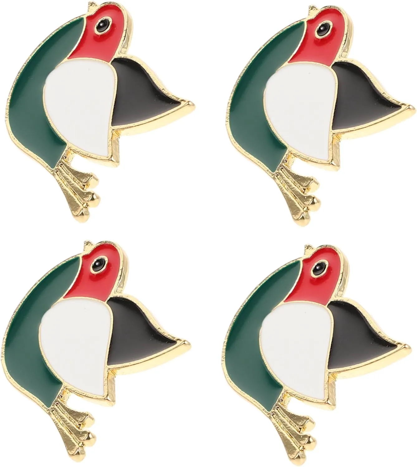 4Pcs Palestine Flag Brooch Metal National Flag Pins for Clothing Waving Palestinian Lapel Pins Bulk Accessories for International Travel and Patriotic Souvenirs