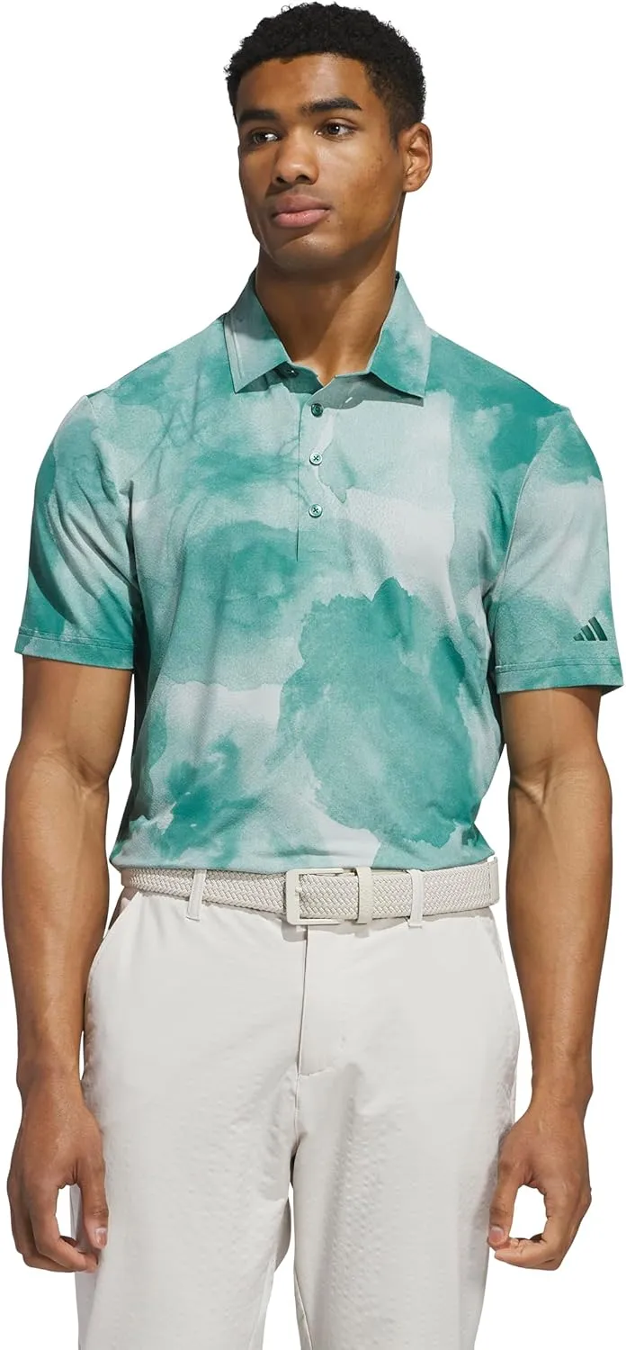 adidas Men's Ultimate365 Tour Printed Cool Feeling Polo Shirt