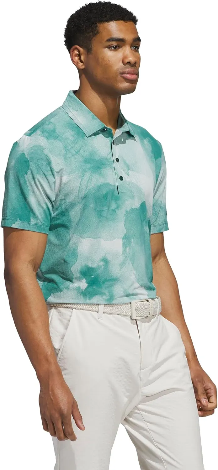 adidas Men's Ultimate365 Tour Printed Cool Feeling Polo Shirt