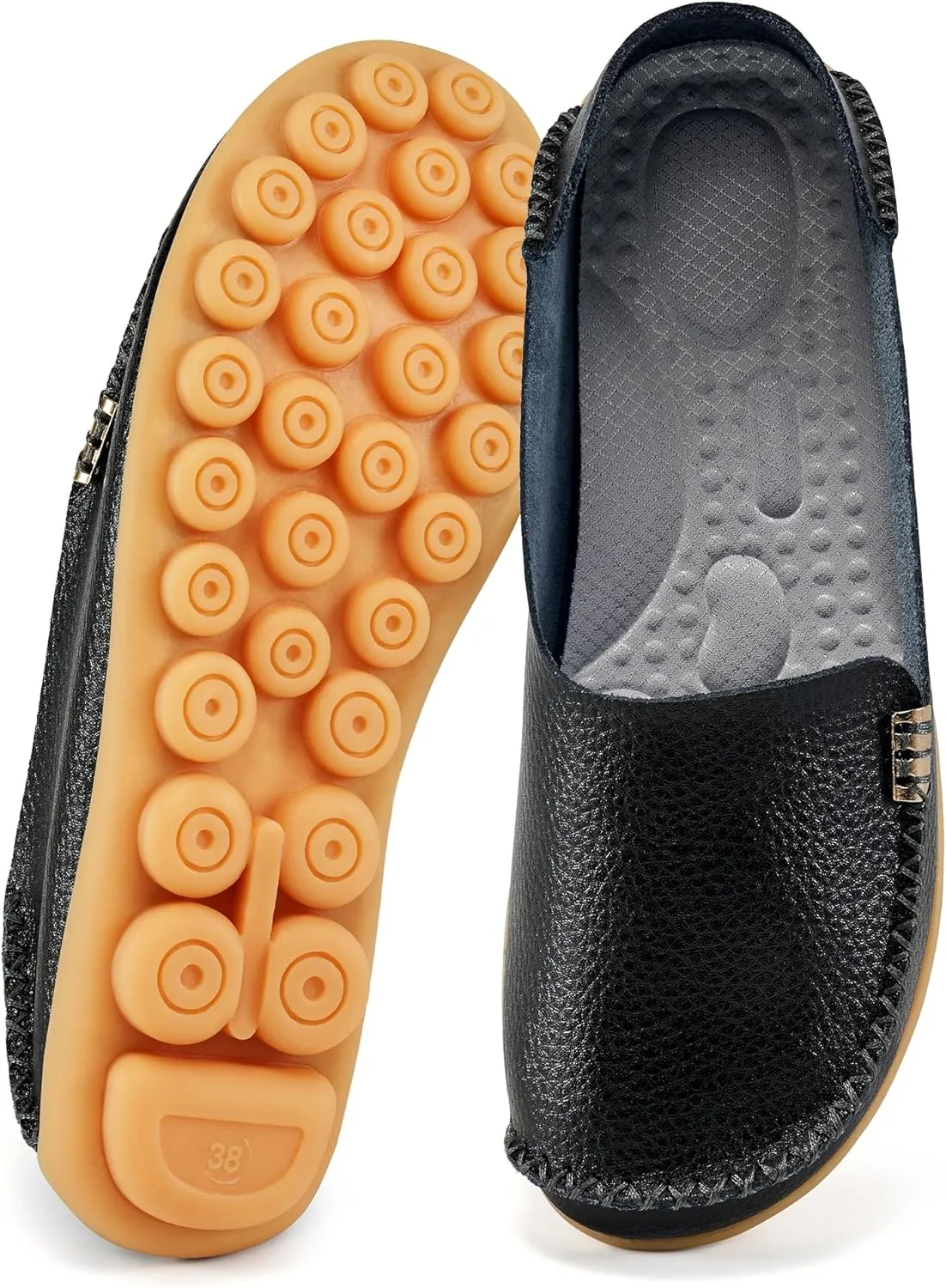 Alicegana Loafers for Women Shoes Casual: Slip on Flat Shoes Ladies Comfortable Dressy Moccasins Driving Penny Loafers