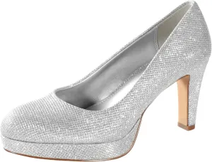 Ankis Women's Pumps - Womens Comfy Close Toe Heels - 3.15in Black Dress Shoes for Women - Comfortable Work Heels for Women - Black Heels, Nude Heels, White Heels,Gold Heels, Silver Heels for Women