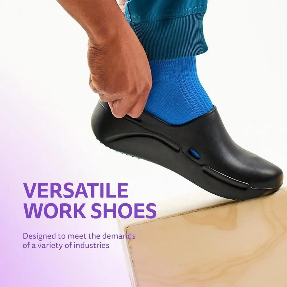 Anywear Streak Non-Slip Work Shoes for Men and Women - Lightweight Oil- and Water-Resistant Work and Nursing Shoes with Exceptional EVA Cushioning