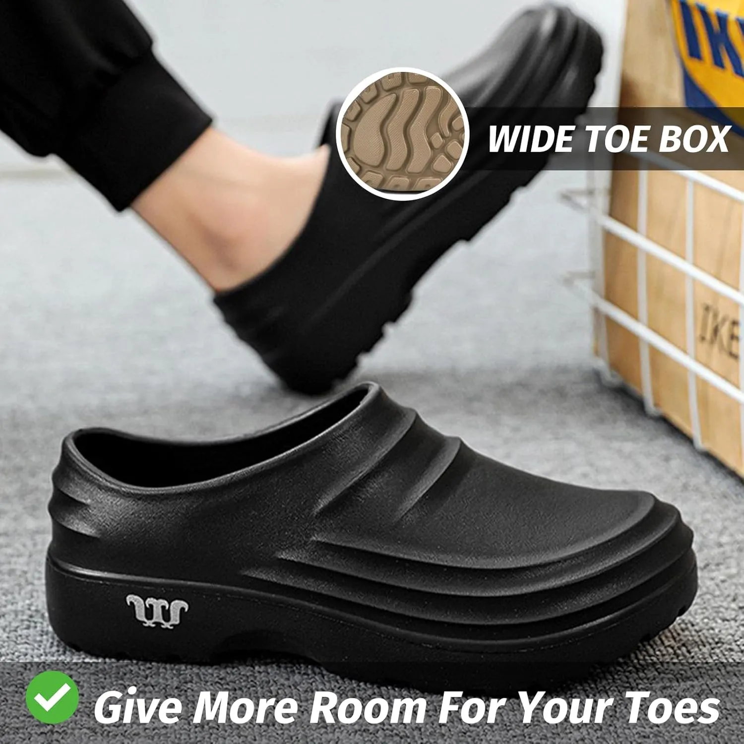 Armadillo Chef Shoes for Men - Slip Resistant, Lightweight & Waterproof Zapatos de Chef for Women, Ideal Work Shoes for Kitchens
