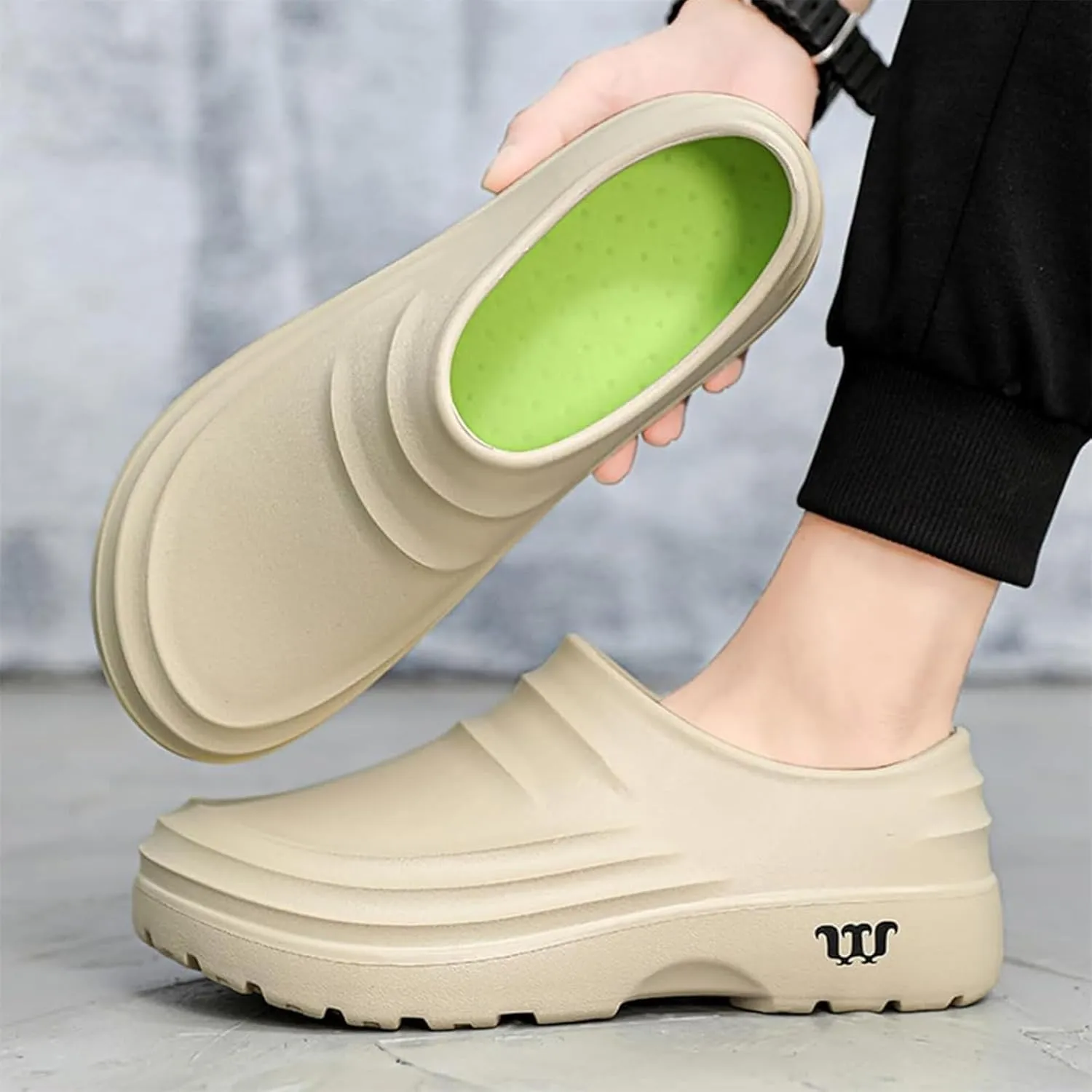 Armadillo Chef Shoes Women Men Non-Slip Oil Resistant Kitchen Work Clogs,Breathable Waterproof Lightweight Safety