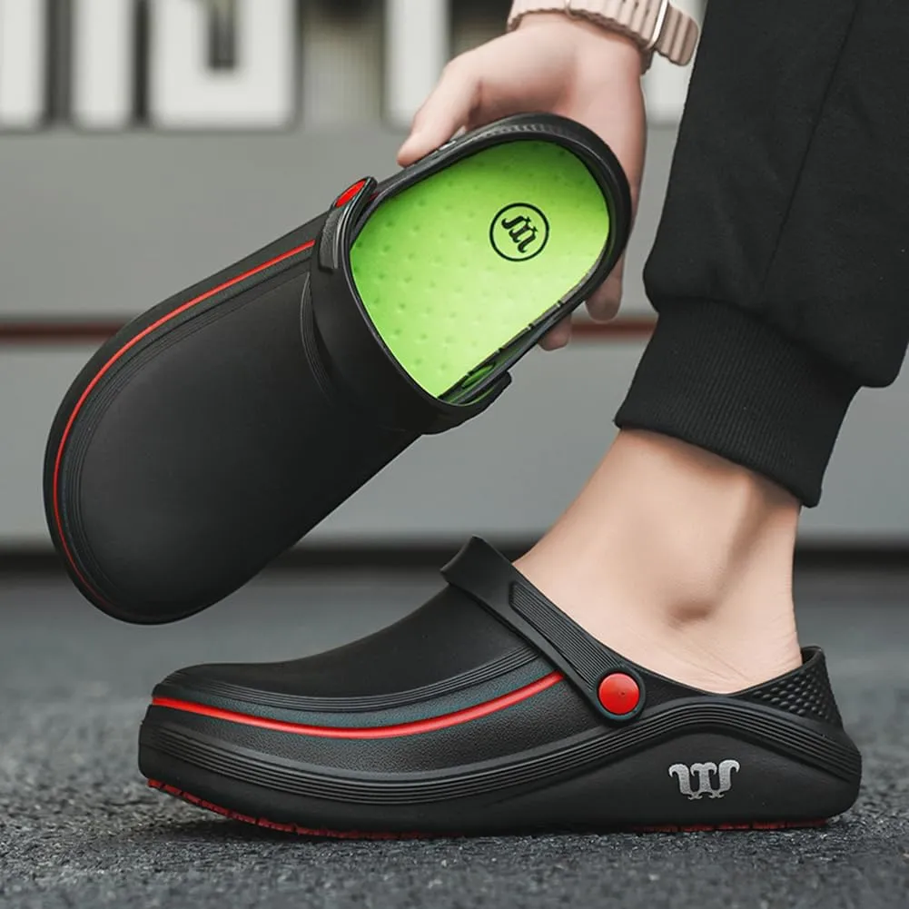 Armadillo Clogs for Men Women,Armadillo Chef Shoes Waterproof Work Shoes for NurseSafety Oil Resistant Clogs