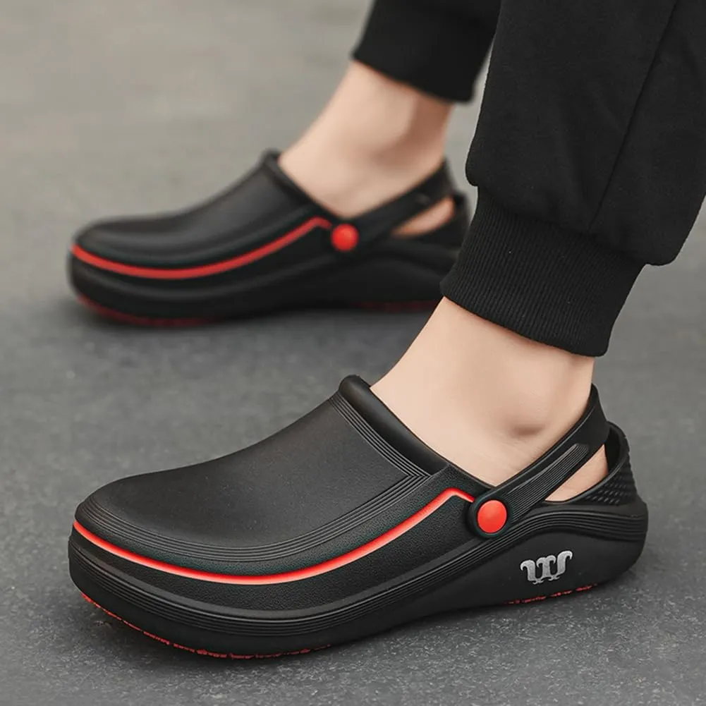 Armadillo Clogs for Men Women,Armadillo Chef Shoes Waterproof Work Shoes for NurseSafety Oil Resistant Clogs