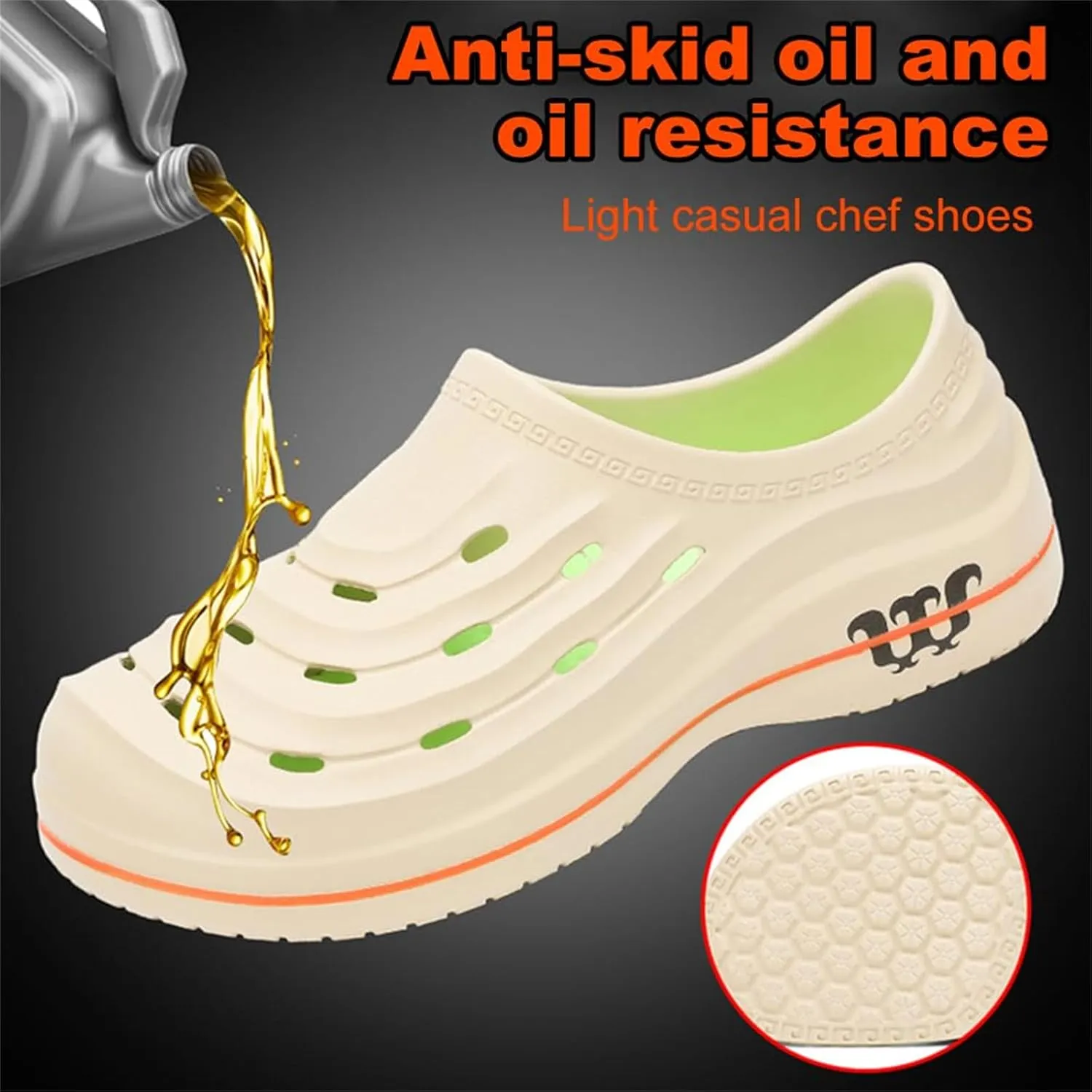 Armadillo Clogs Nurses Shoes for Women Men Chef Garden Shoes Non Slip Work Shoe Women Food Service Non Slip Kitchen Clogs Oil Resistant Nursing Shoe Waterproof Lightweight Sneakers Unisex