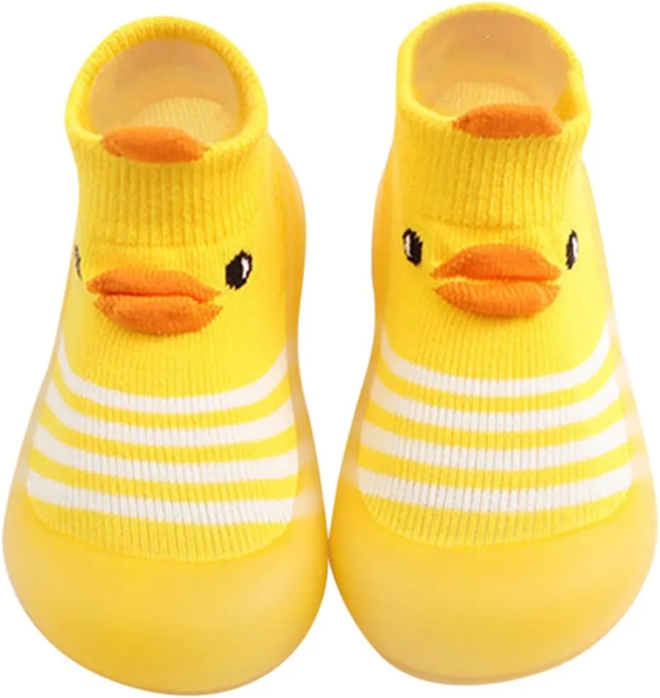 Baby Girl Shoes Autumn Children Toddler Shoes Boys and Girls Floor Sports Socks Shoes Solid Color Light and Cute B