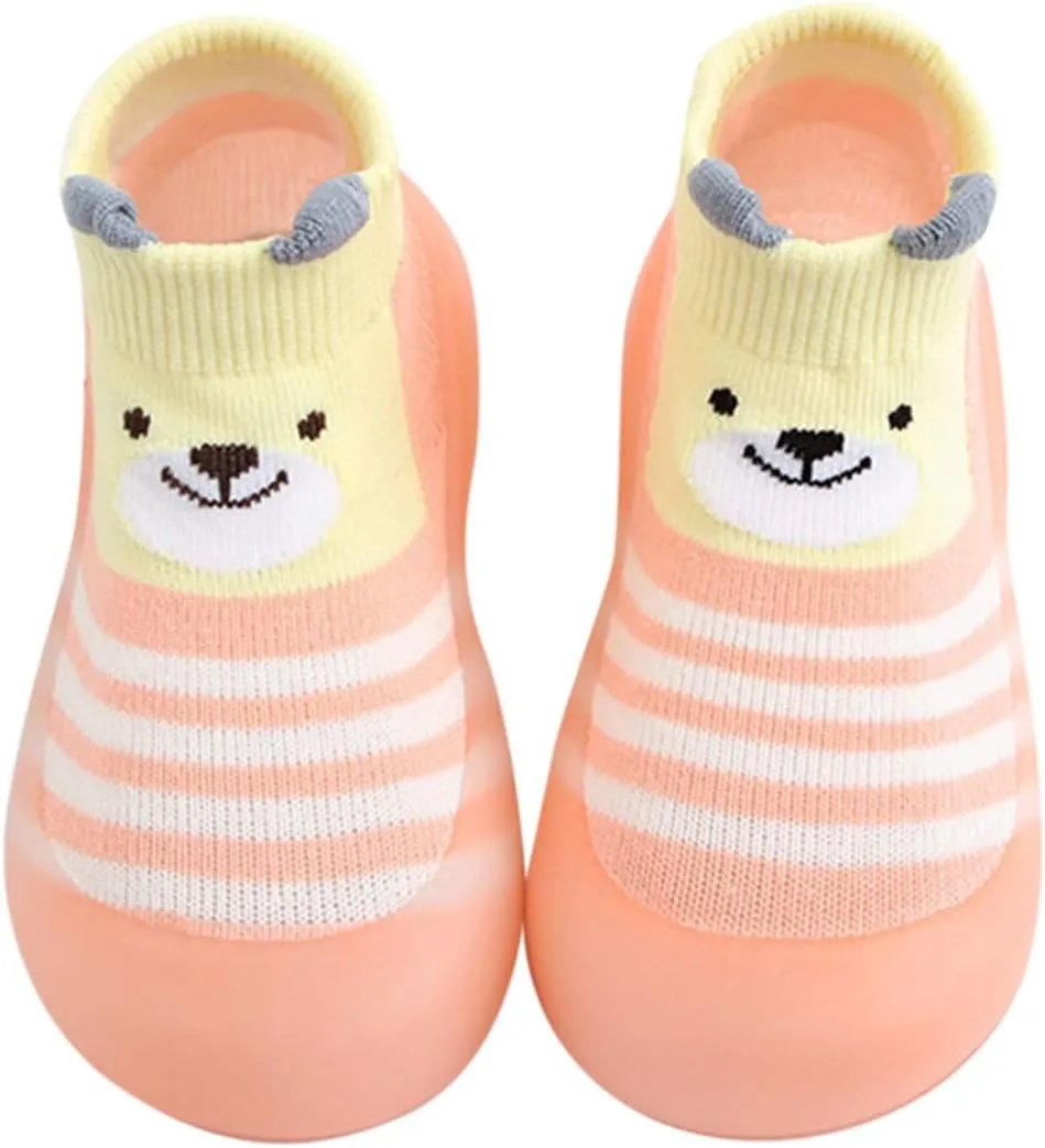 Baby Girl Shoes Children Todller Shoes Baby Boys Girls Non Slip Flat Socks Shoes Lightweight Comfortable Cute Cute B