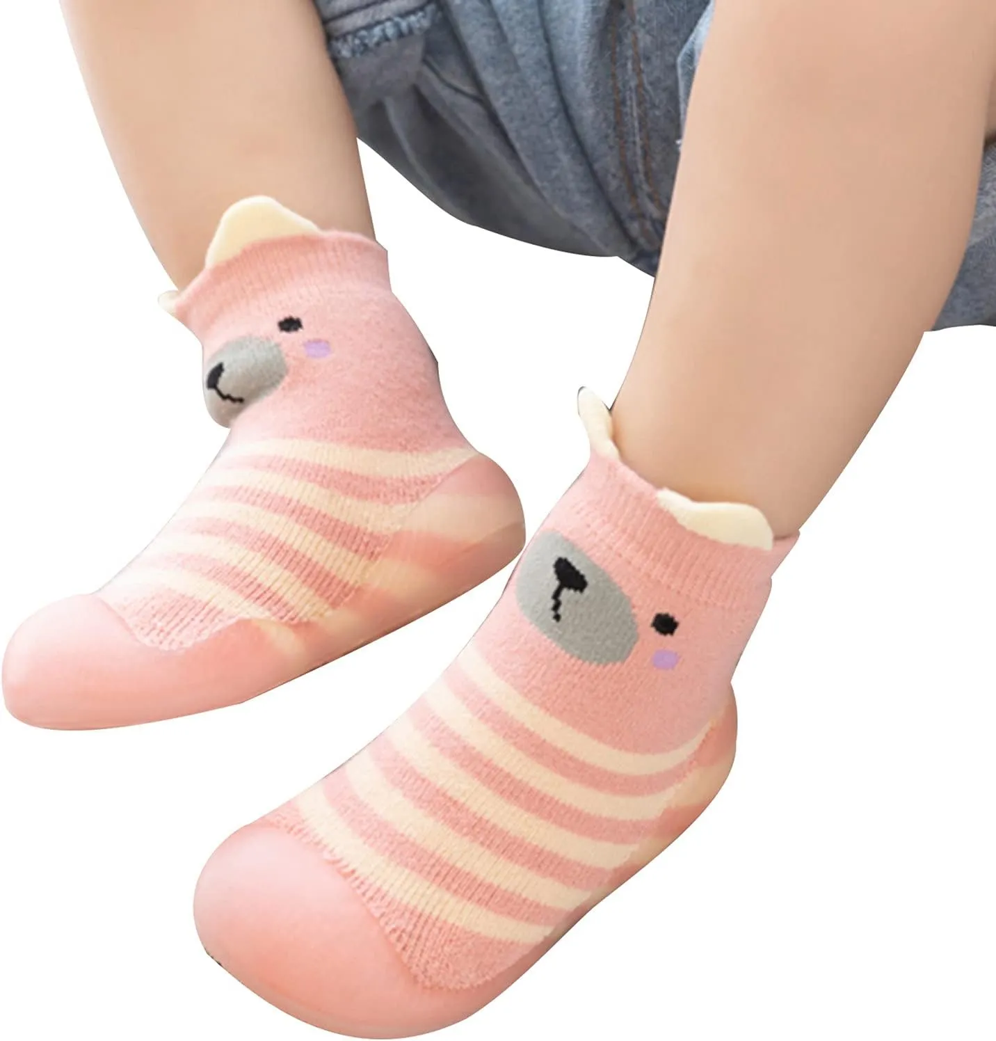 Baby Girl Shoes,Baby Girl Shoes Sock Shoes Anti-Slip Fuzzy Slipper Soft Indoor Work Shoes 0-4 Years