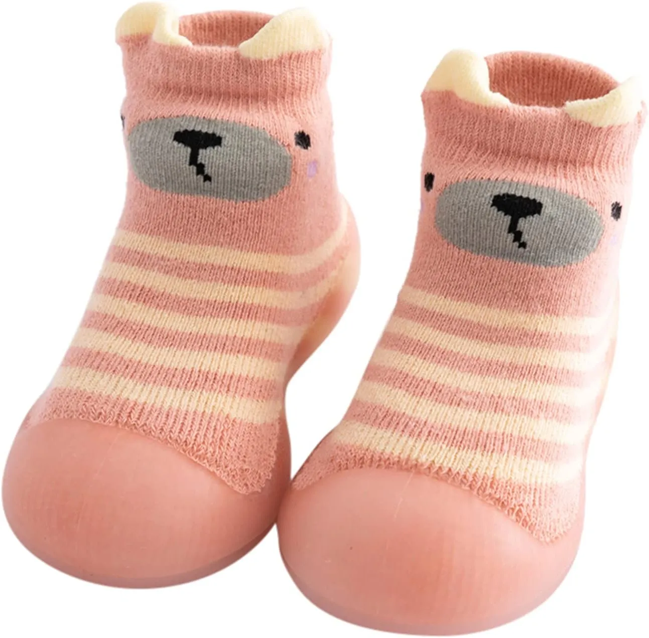 Baby Girl Shoes,Baby Girl Shoes Sock Shoes Anti-Slip Fuzzy Slipper Soft Indoor Work Shoes 0-4 Years
