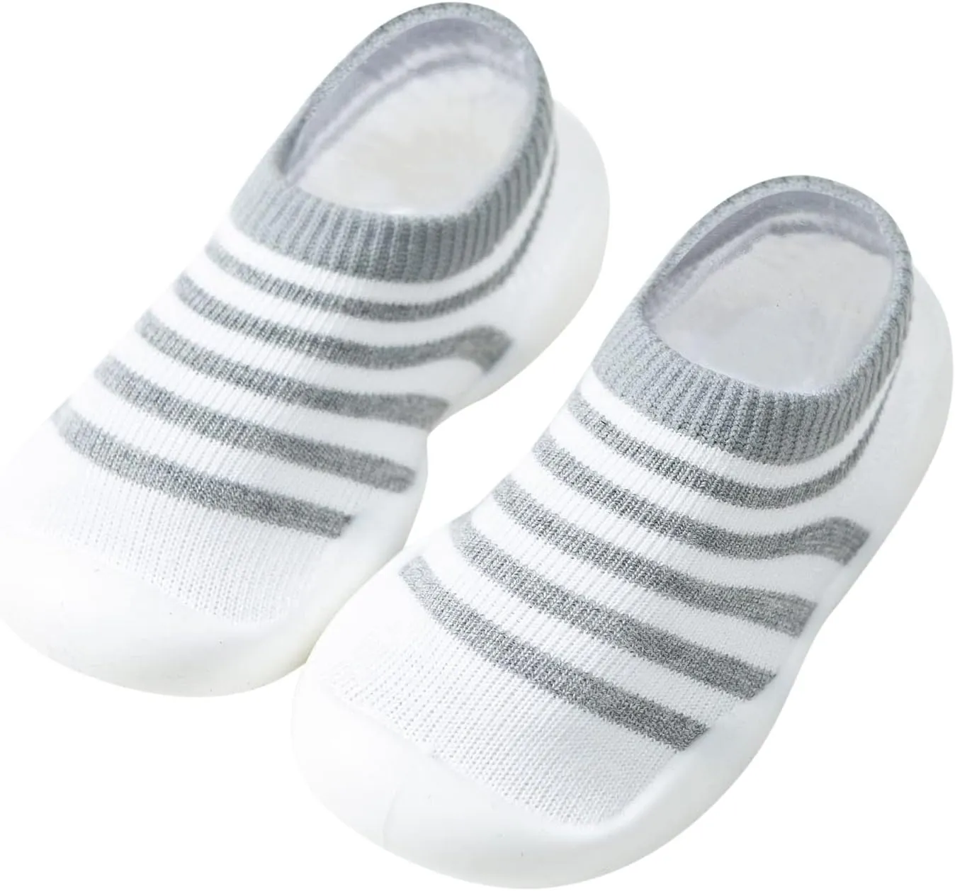 Baby Girl Shoes,Toddler Newborn Boys Girls Shoes First Walkers Striped Plaid Antislip Socks Shoes Prewalker Booties