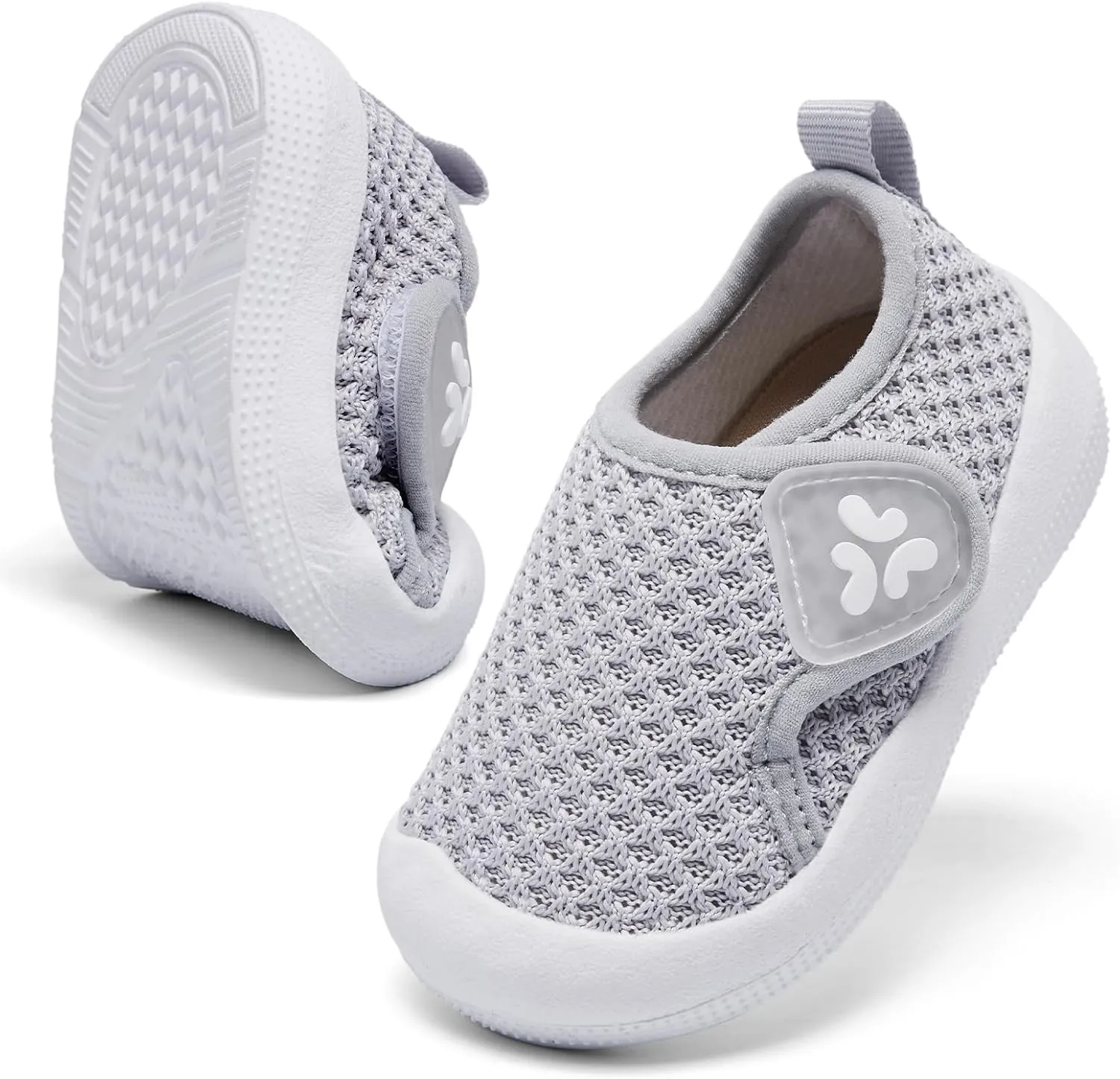 Baby Shoes Infant Boys Girls First Walker Shoes Baby Walking Shoes Lightweight Breathable Sneakers with Non-Slip Soles 0-24 Months