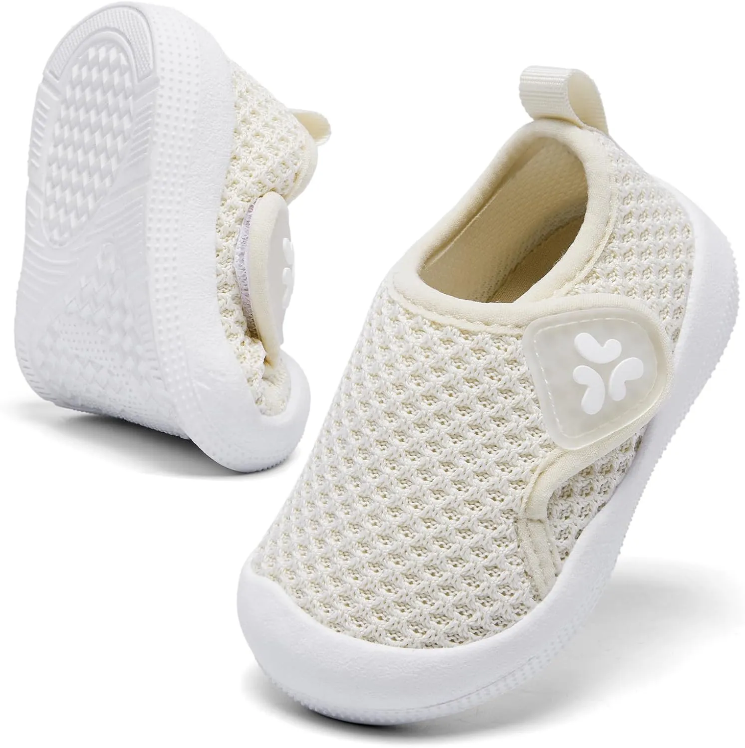 Baby Shoes Infant Boys Girls First Walker Shoes Baby Walking Shoes Lightweight Breathable Sneakers with Non-Slip Soles 0-24 Months