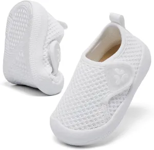 Baby Shoes Infant Boys Girls First Walker Shoes Baby Walking Shoes Lightweight Breathable Sneakers with Non-Slip Soles 0-24 Months