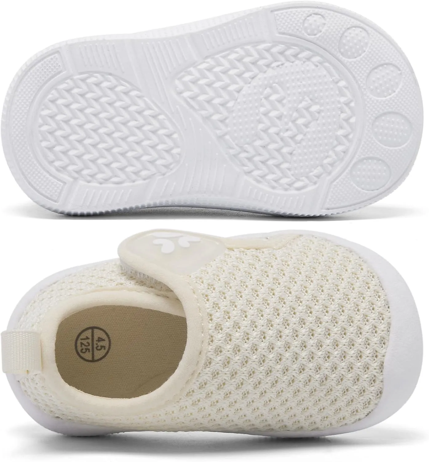 Baby Shoes Infant Boys Girls First Walker Shoes Baby Walking Shoes Lightweight Breathable Sneakers with Non-Slip Soles 0-24 Months