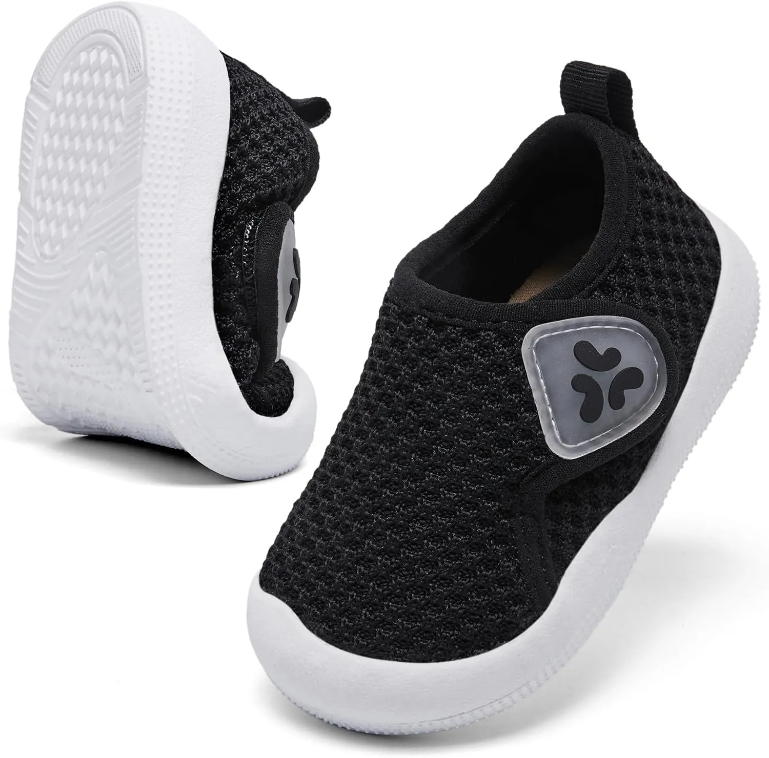 Baby Shoes Infant Boys Girls First Walker Shoes Baby Walking Shoes Lightweight Breathable Sneakers with Non-Slip Soles 0-24 Months