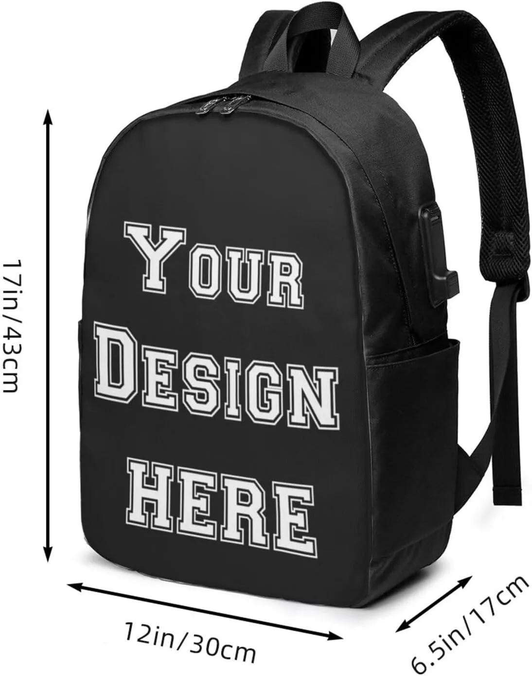 Backpack Large-capacity Casual Travel Laptop Bags Design Text Photo Logo Personalized Backpacks,Large