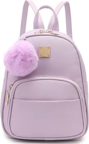 BAG WIZARD Mini Backpack Purse for Girls Teen Purses Vegan Leather Small Backpacks Bag