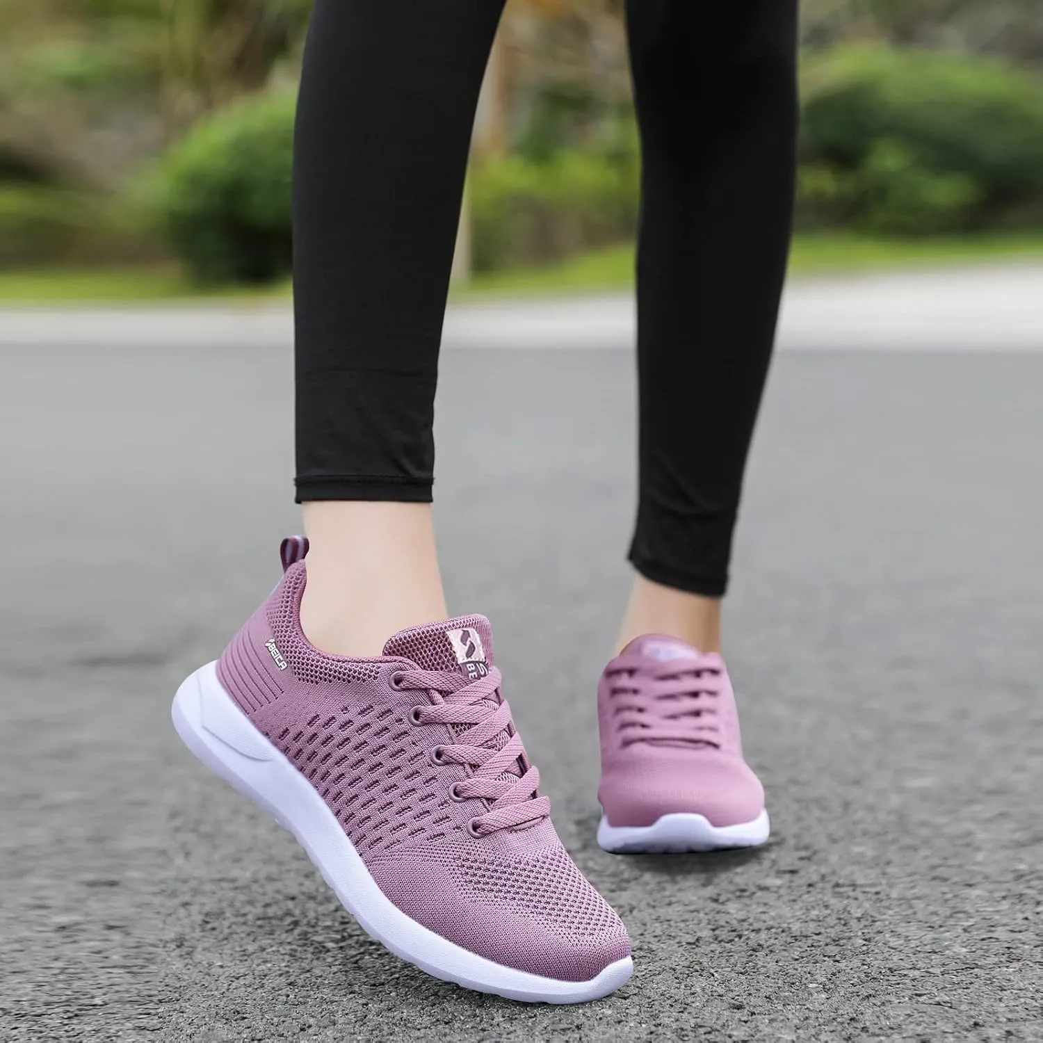 Beita Womens Running Shoes Non Slip Walking Sneakers Breathable Sports Shoes for Gym Travel Work