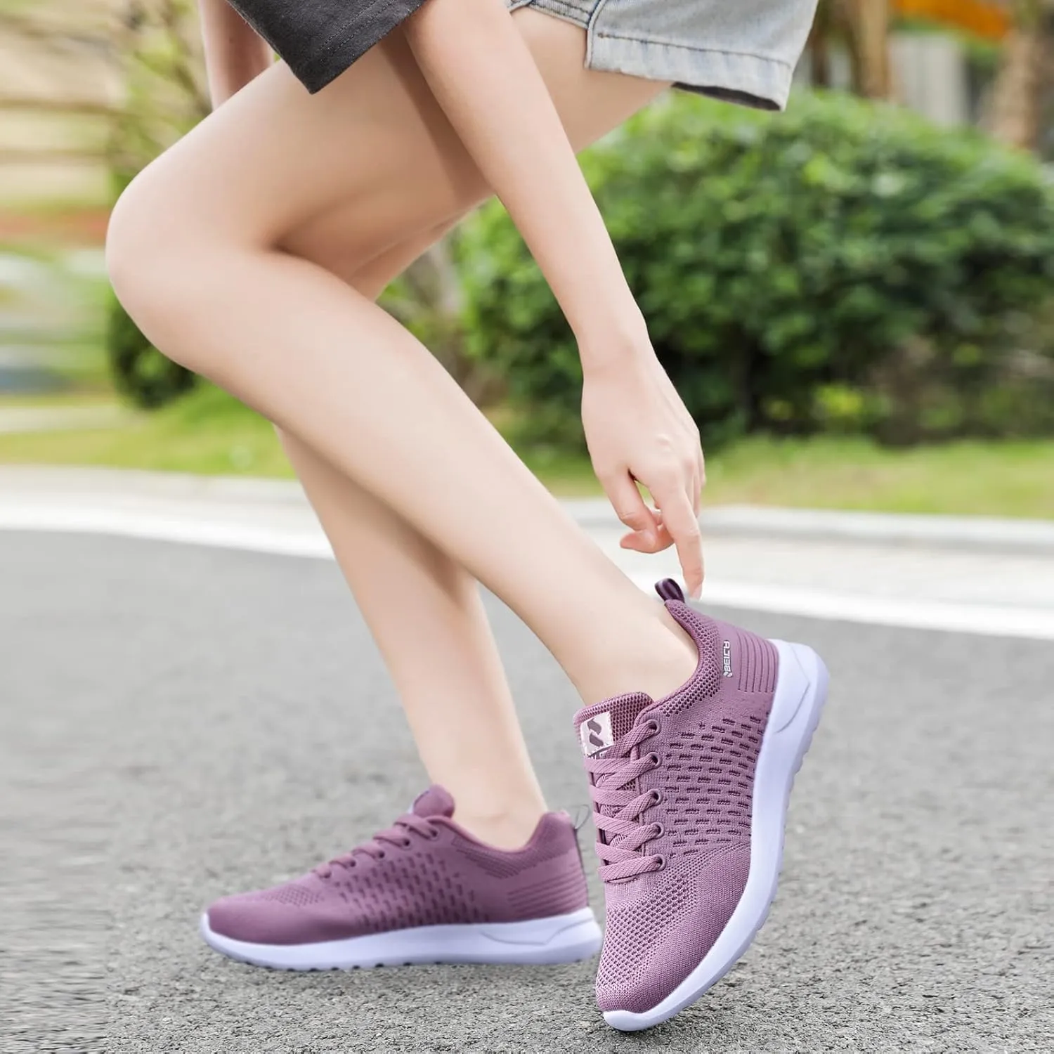 Beita Womens Running Shoes Non Slip Walking Sneakers Breathable Sports Shoes for Gym Travel Work