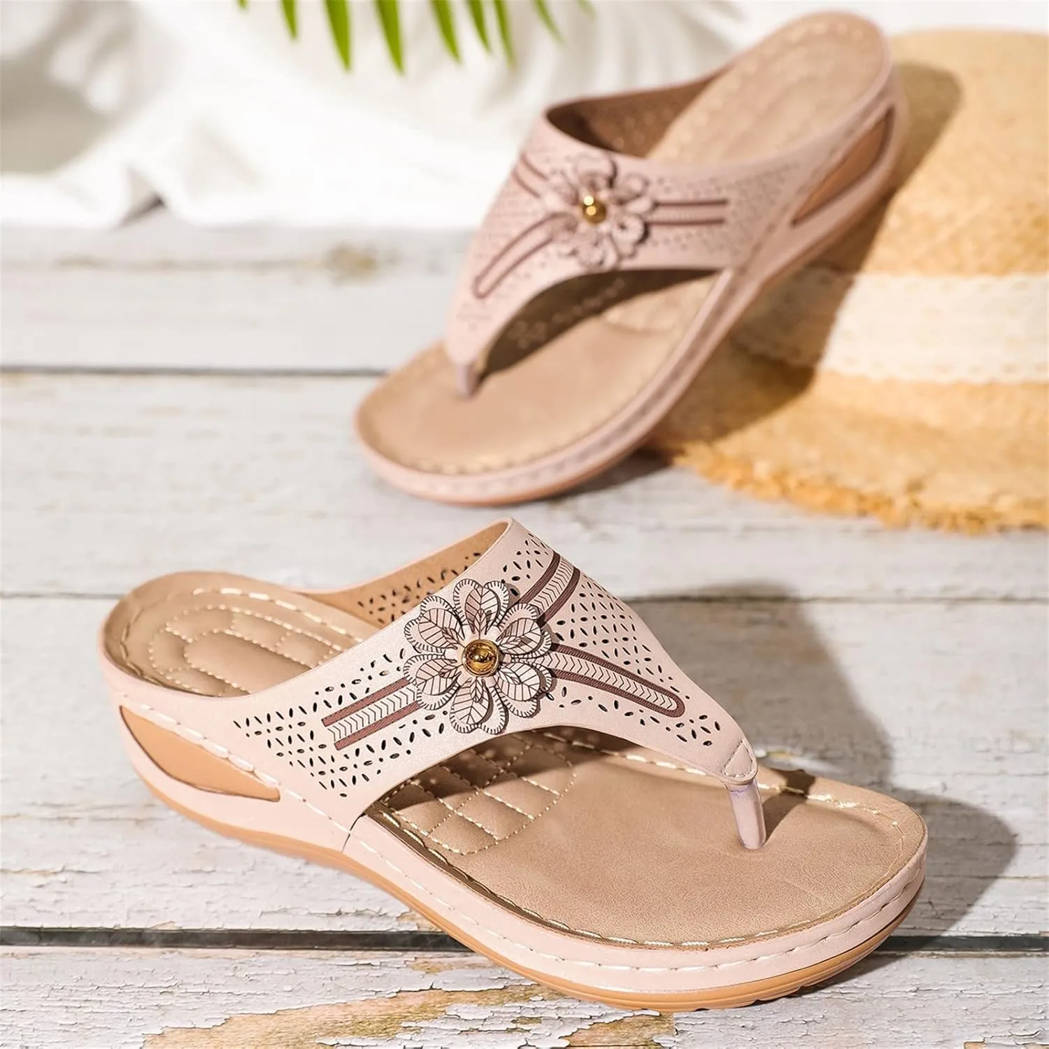 Black Orthopedic Sandals Women Comfortable Women's Flip Flops Arch Support Orthotic Toe Post Thong Sandals Women Closed Toe Shoes Women Walking Sandals Orthopedic Shoes Bunion Womens Fashion Sandals