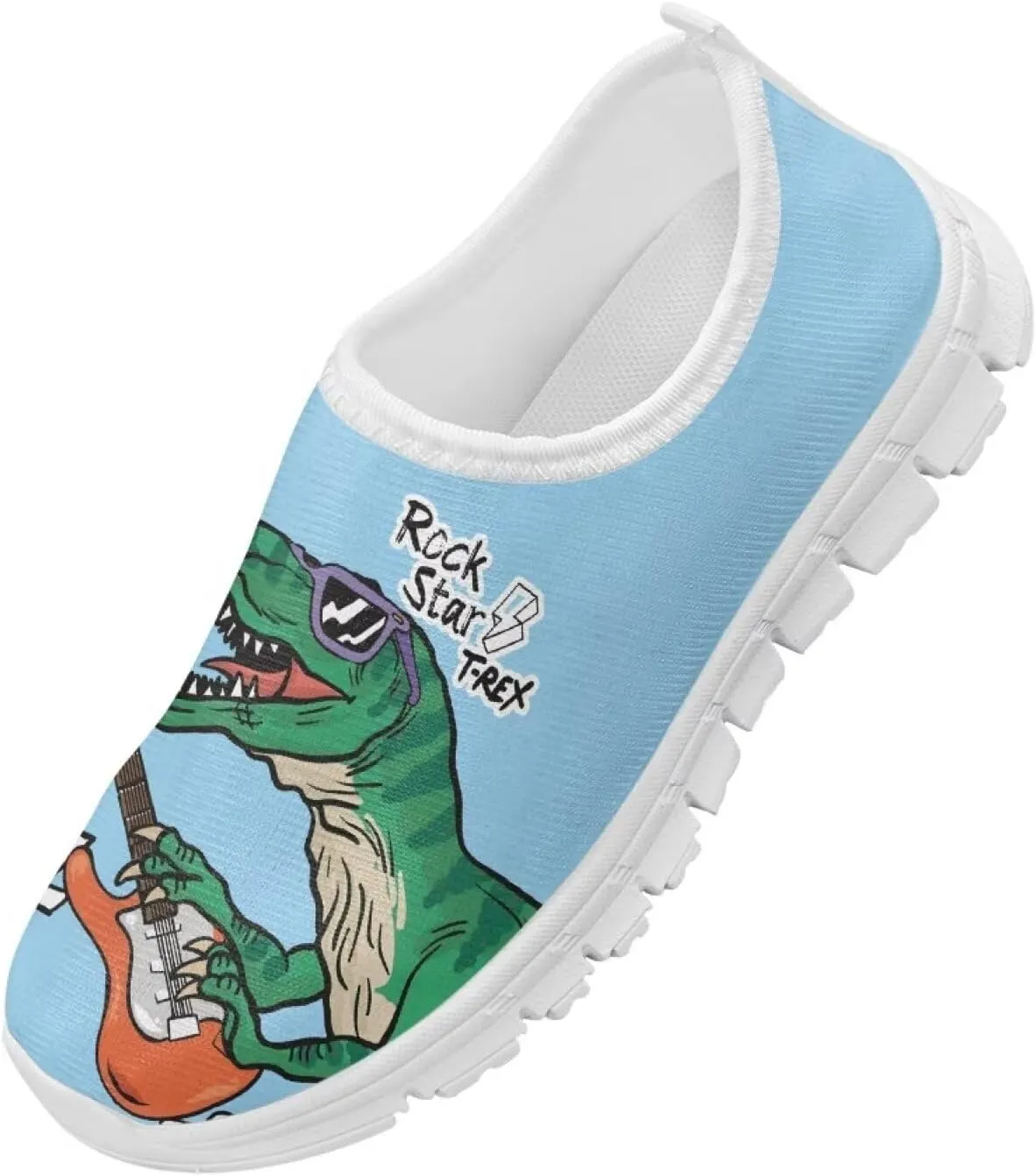 Boys Cool Slip-On Flat Lightweight Shoes Walking Casual Comfortable Travel Outdoor School Shoes Big Kids US Size 11-15