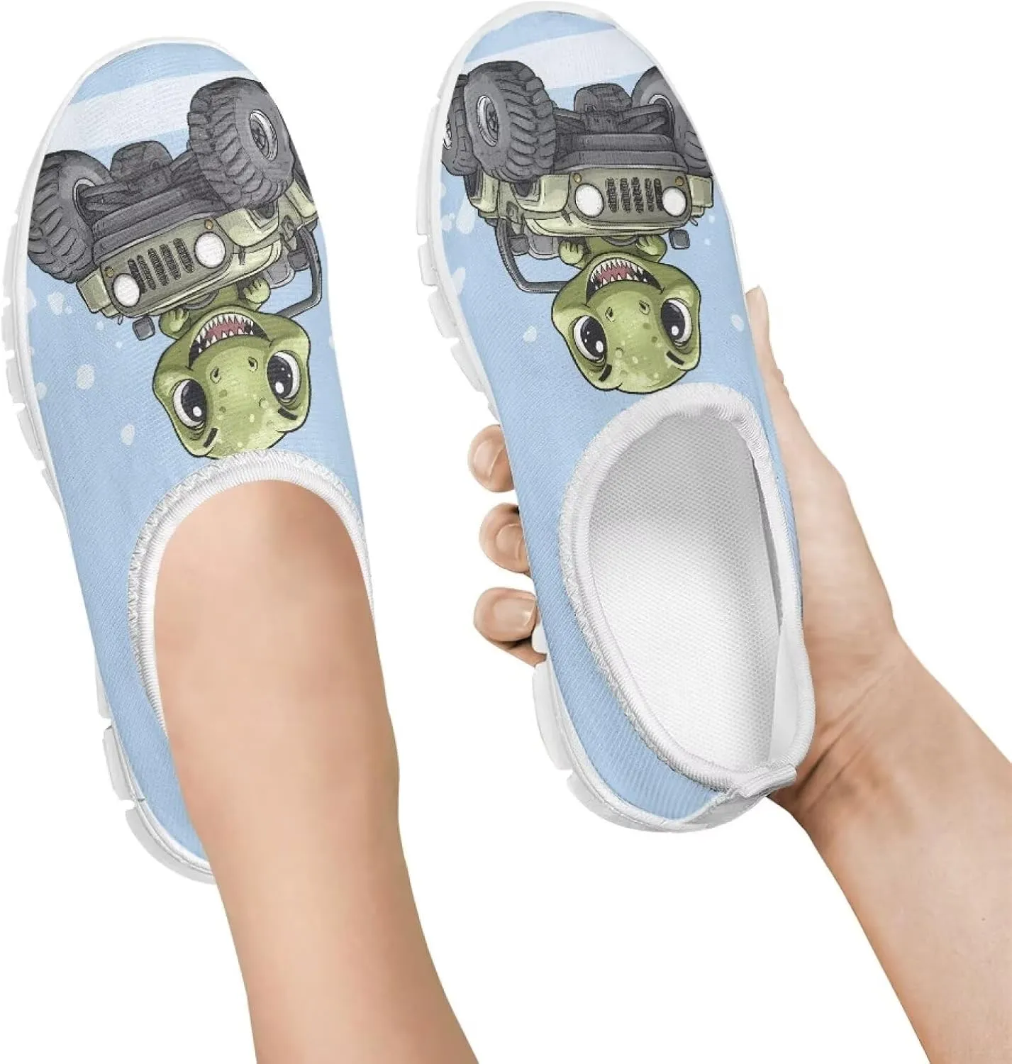 Boys Cool Slip-On Flat Lightweight Shoes Walking Casual Comfortable Travel Outdoor School Shoes Big Kids US Size 11-15