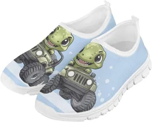 Boys Cool Slip-On Flat Lightweight Shoes Walking Casual Comfortable Travel Outdoor School Shoes Big Kids US Size 11-15