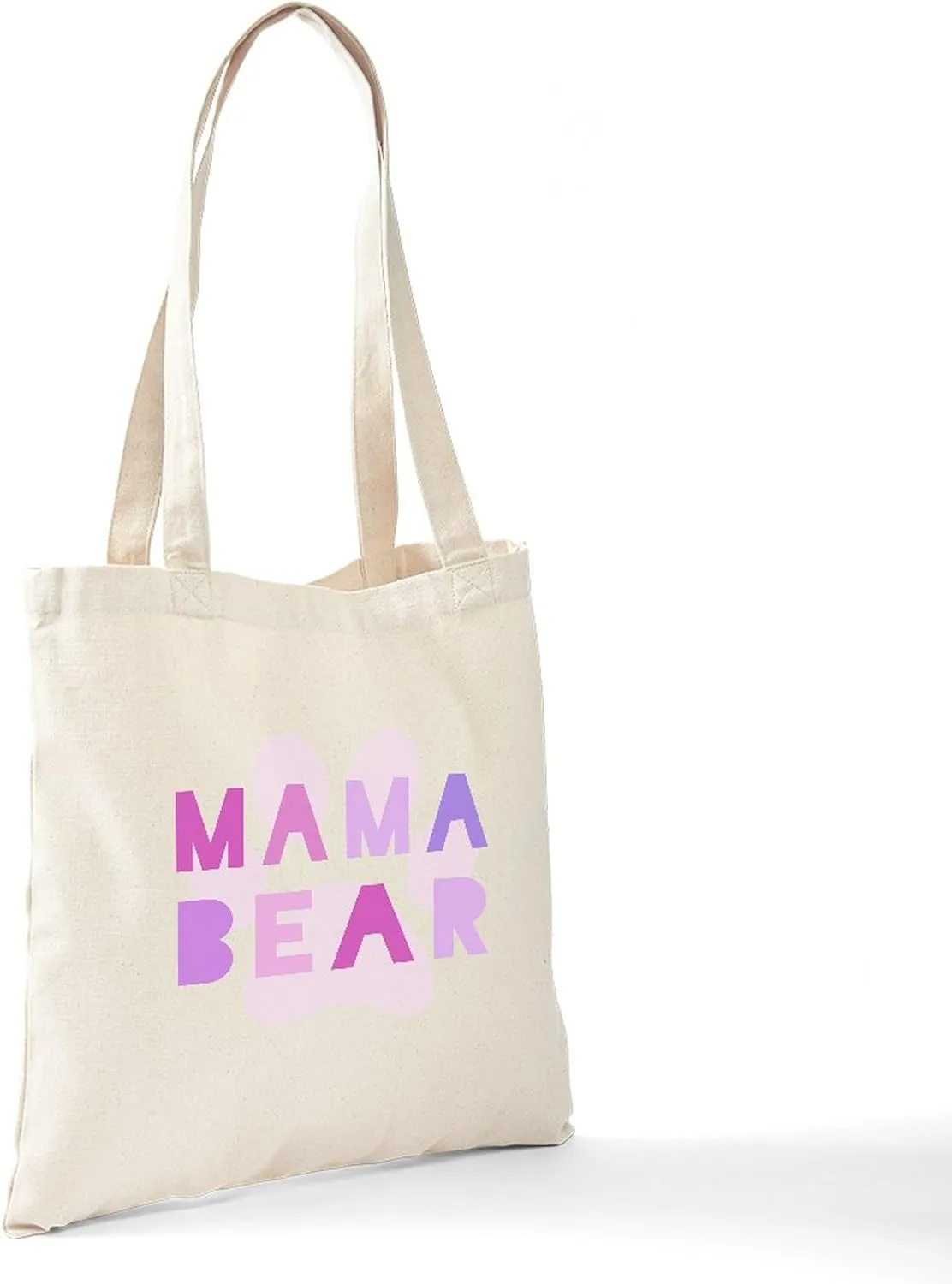 CafePress Mama Bear Tote Bag Reusable Natural Beige Canvas Shopping Bag