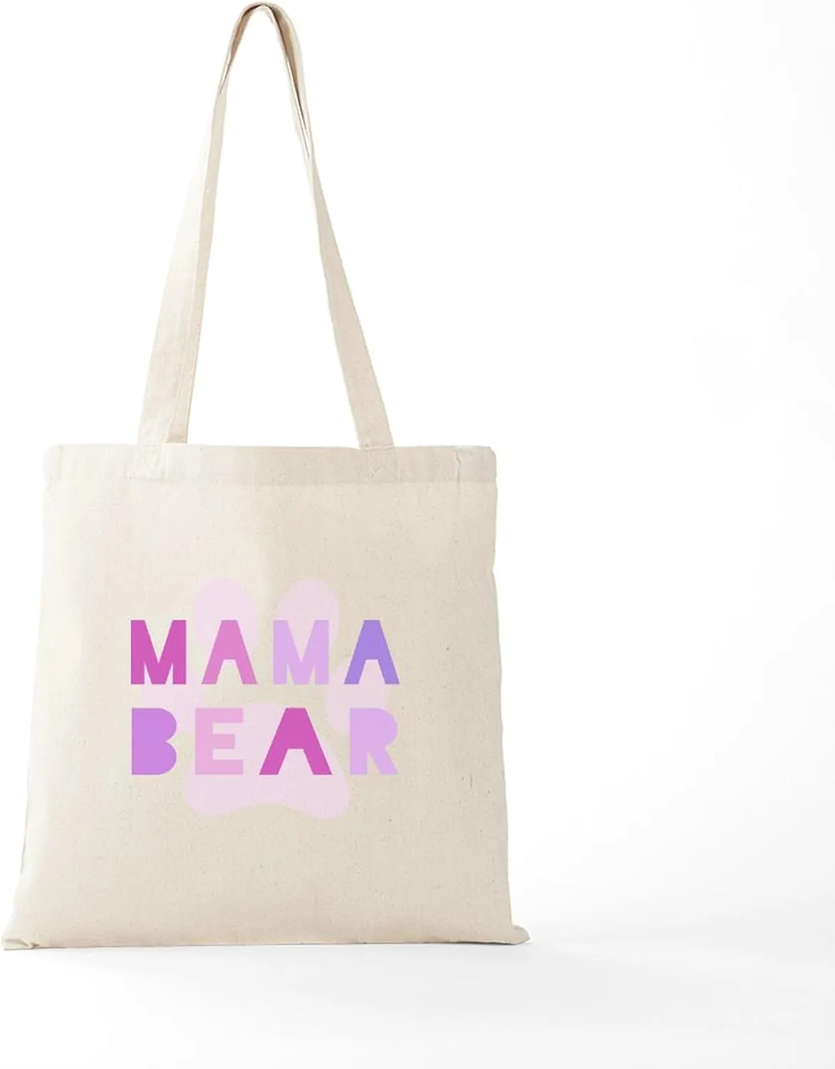 CafePress Mama Bear Tote Bag Reusable Natural Beige Canvas Shopping Bag