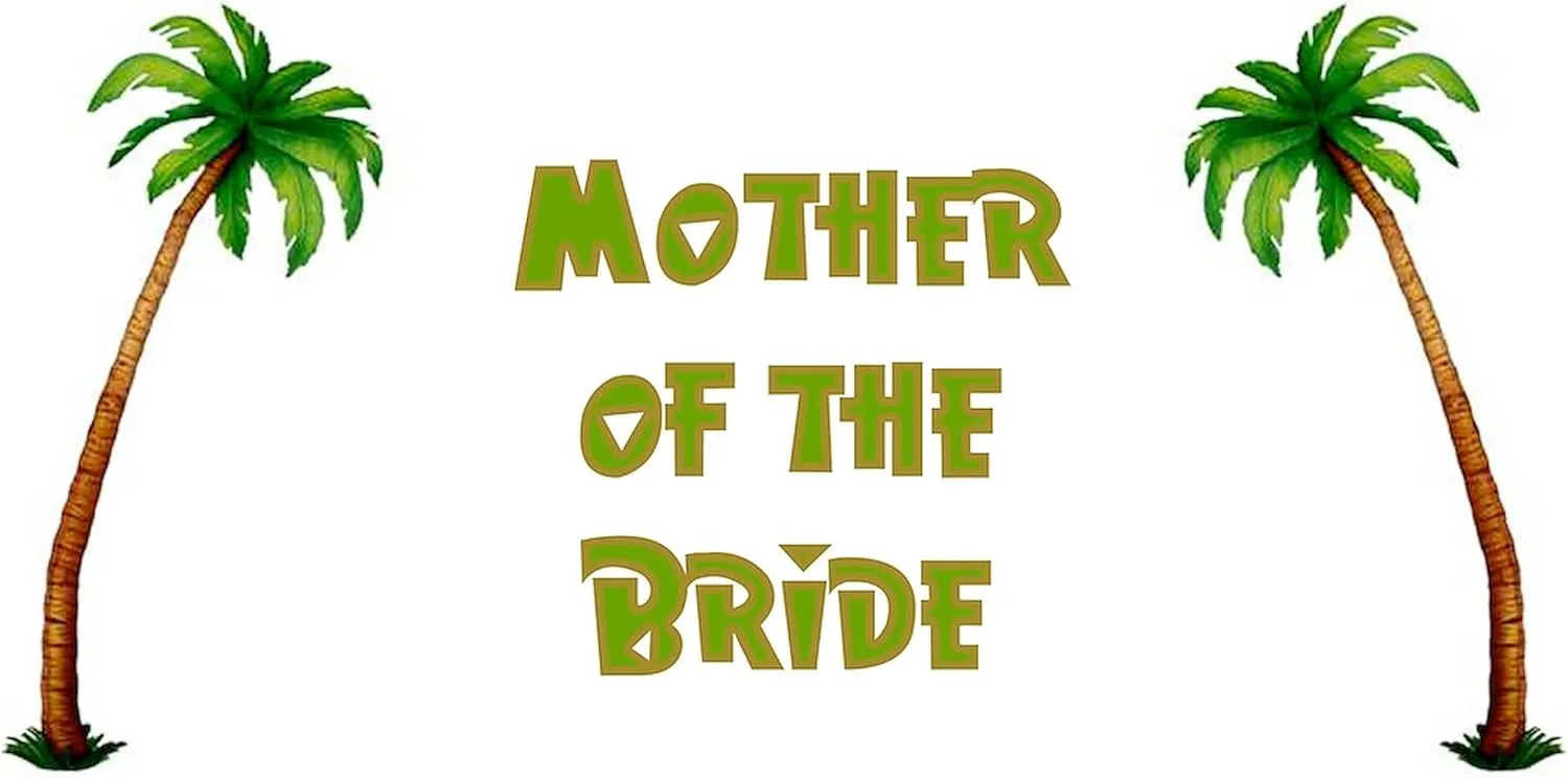 CafePress Tropical Mother Of The Bride Tote Bag Reusable Natural Beige Canvas Shopping Bag