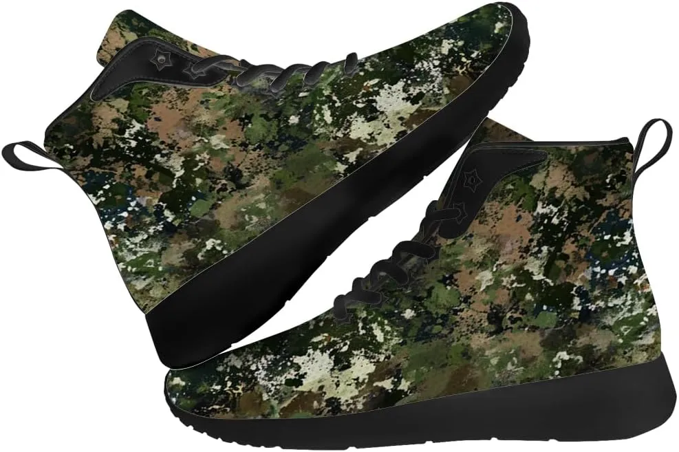 Camouflage Shoes for Men Women High Top Sneakers Gifts for Women Men