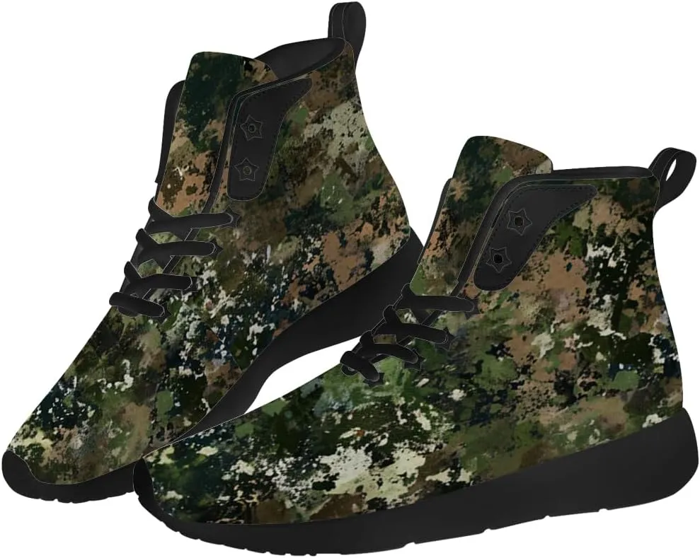 Camouflage Shoes for Men Women High Top Sneakers Gifts for Women Men