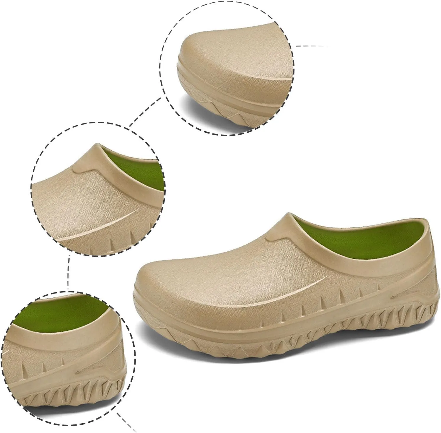 Chef Shoes Non Slip Clogs Work Kitchen Shoes Zapatos De Chef for Mens Slippers Size 15wide