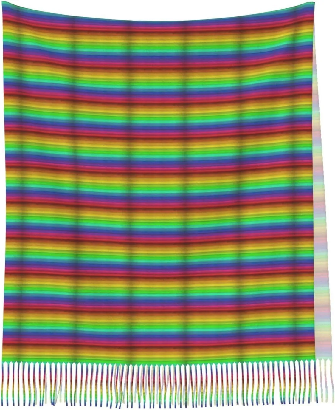 Color Octopus Winter Warm Scarves, Women'S Soft Cashmere Scarves, Large Shawl Scarves, Women'S Fashion Scarves