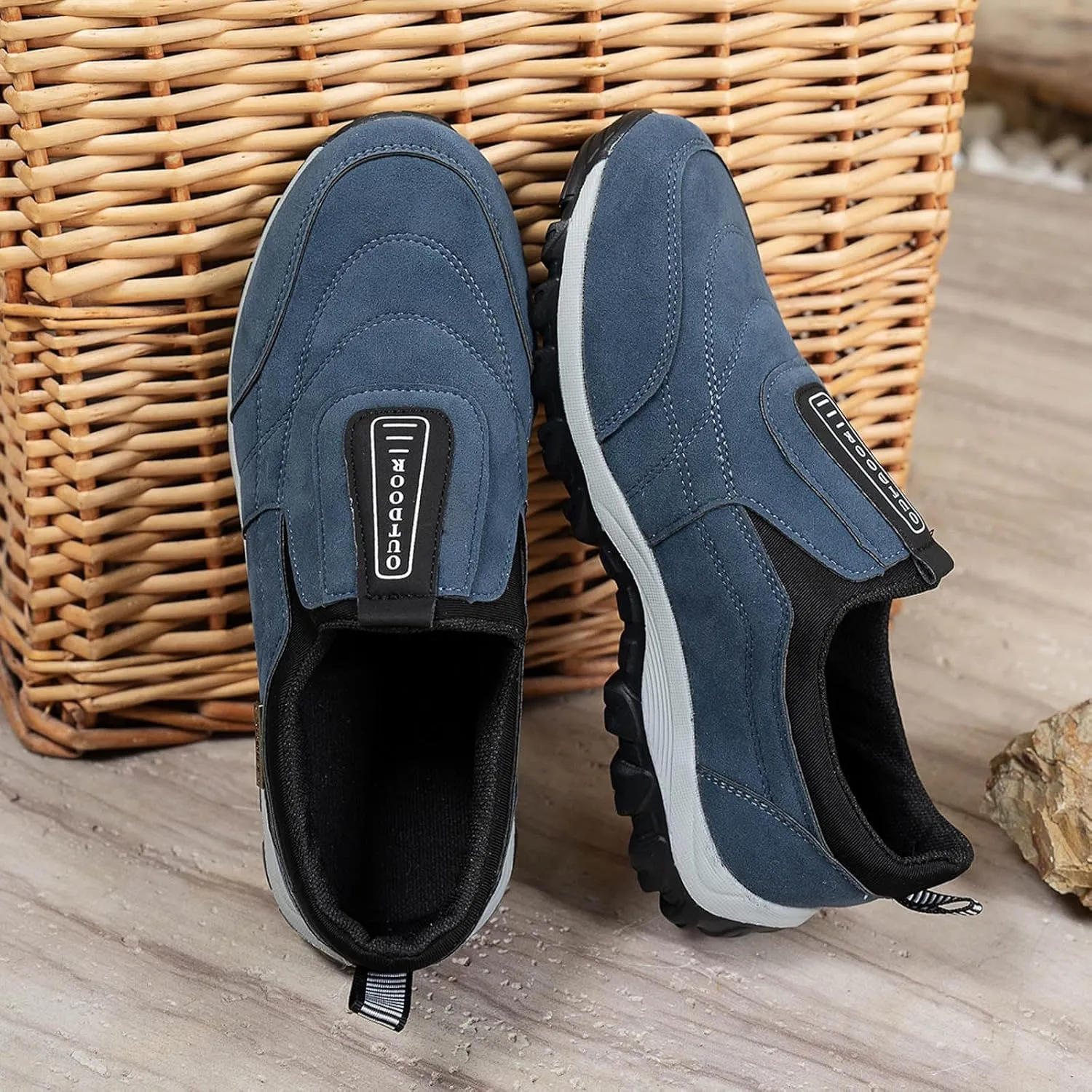 Comfortable Walking Sandals Men's Same Slip On Sneakers Fashionable Casual Thick Soled Shallow Mouth Large Size Casual