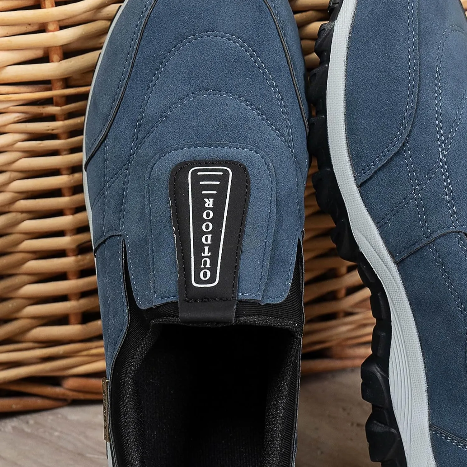 Comfortable Walking Sandals Men's Same Slip On Sneakers Fashionable Casual Thick Soled Shallow Mouth Large Size Casual