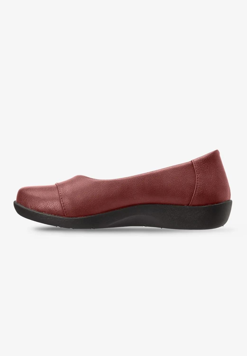 Comfortview Women's Wide Width The Gab Flat