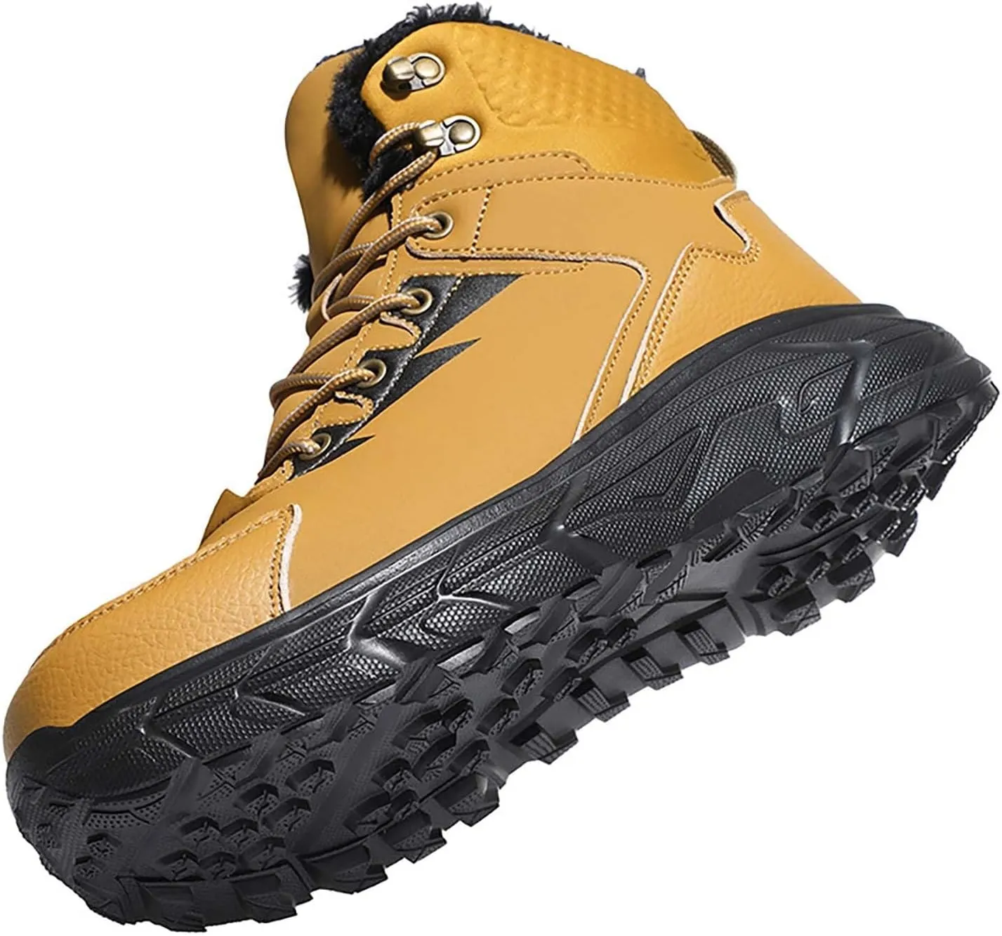 Composite Work Shoes Wear And Anti Slip Snow Boots Five Finger Cotton Shoes Outdoor Sports Men's Snow Boots Slip on Wide