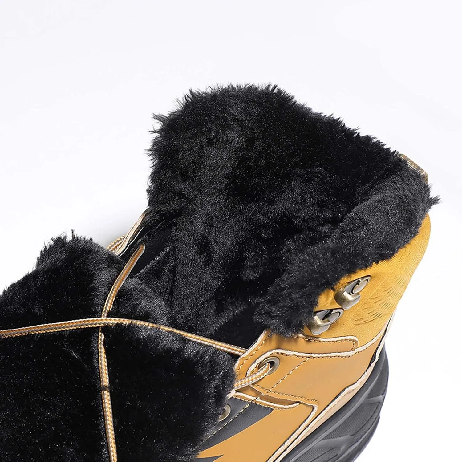 Composite Work Shoes Wear And Anti Slip Snow Boots Five Finger Cotton Shoes Outdoor Sports Men's Snow Boots Slip on Wide