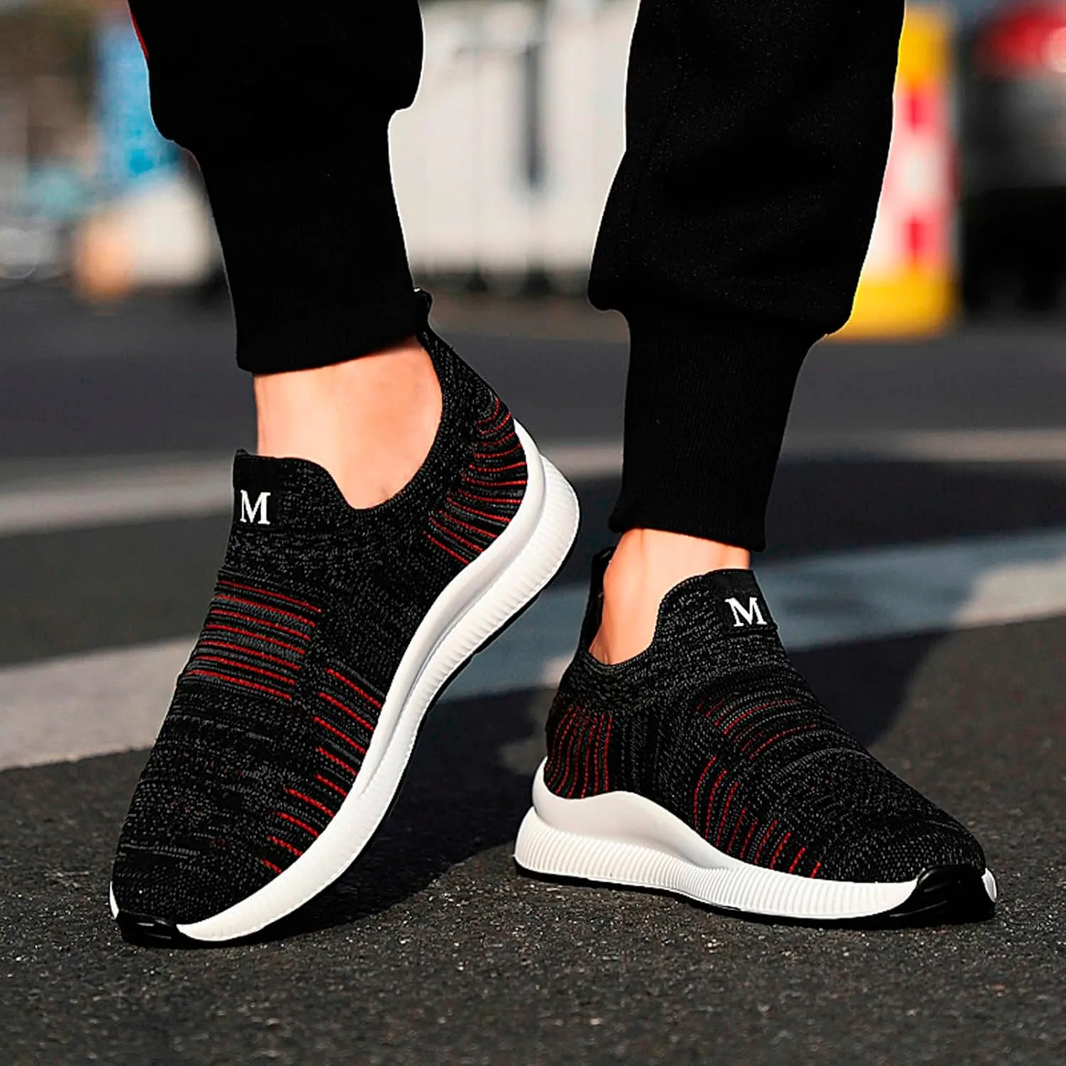 Couple Men's Elevator Shoes Men's Casual Mesh Trainers Lightweight Breathable Lace Up Sports Shoes Mens Fashion Sneaker