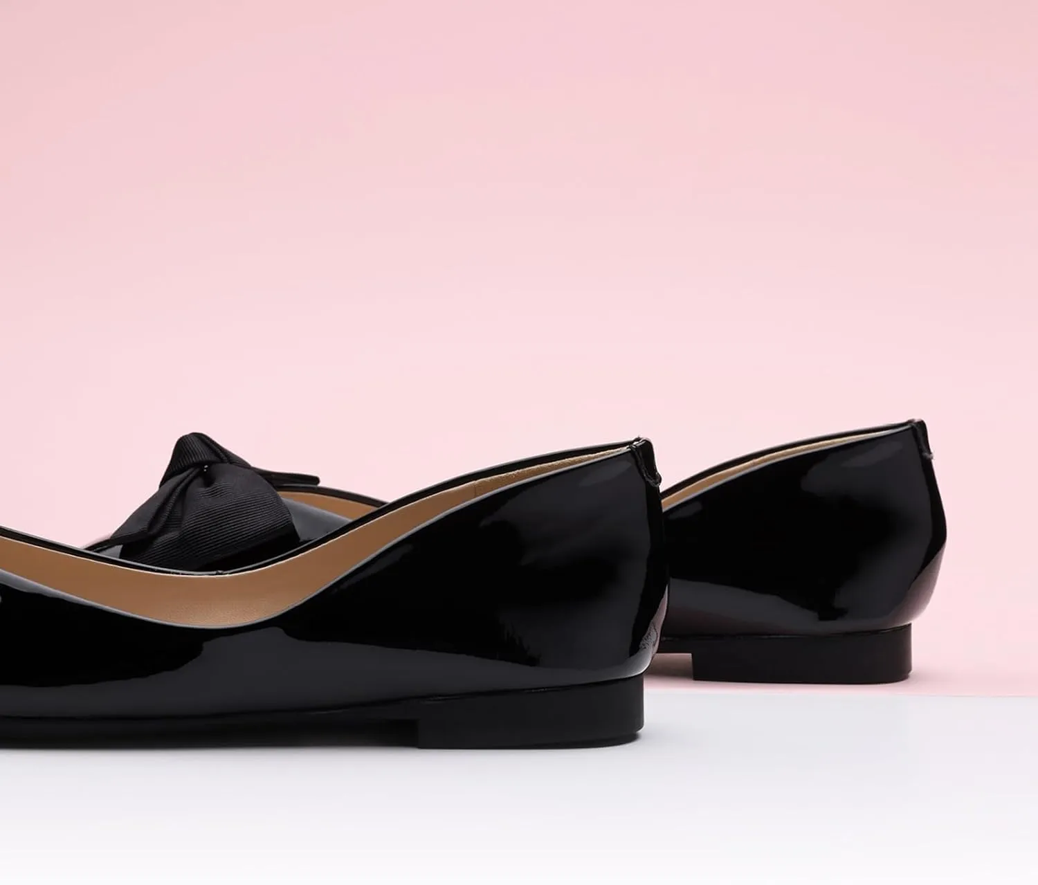 C.Paravano Women's Shoes with Bow | Casual Slip On Ballet Flats | Comfortable Square Toe Walking Shoes | Women Dressy Flats for Wedding Work Business Office