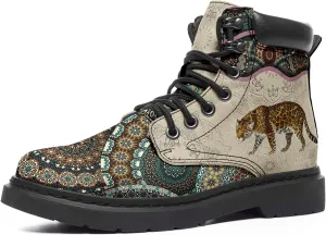 Custom Flower Mandala Animal Print Boots for Women Fashion Boots Winter Boots for Girl Lady