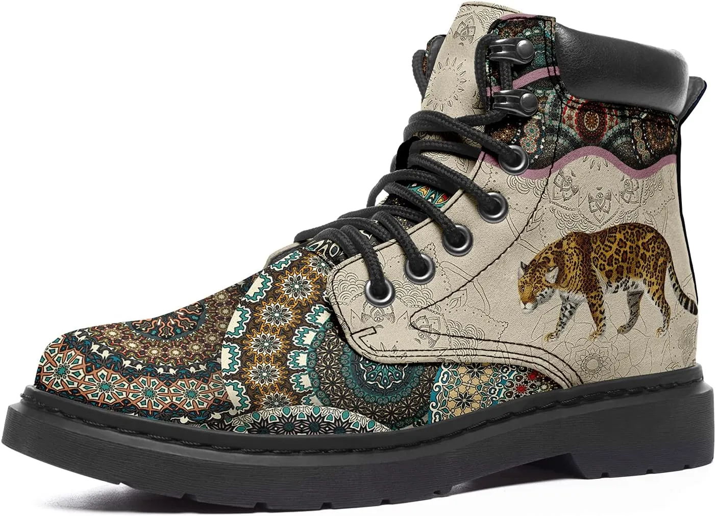 Custom Flower Mandala Animal Print Boots for Women Fashion Boots Winter Boots for Girl Lady