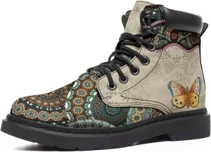 Custom Flower Mandala Animal Print Boots for Women Fashion Boots Winter Boots for Girl Lady