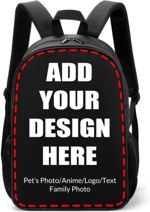 Custom Laptop Backpack, Personalized Backpacks With Photos, Customized Travel Bookbags For Women Men 17IN